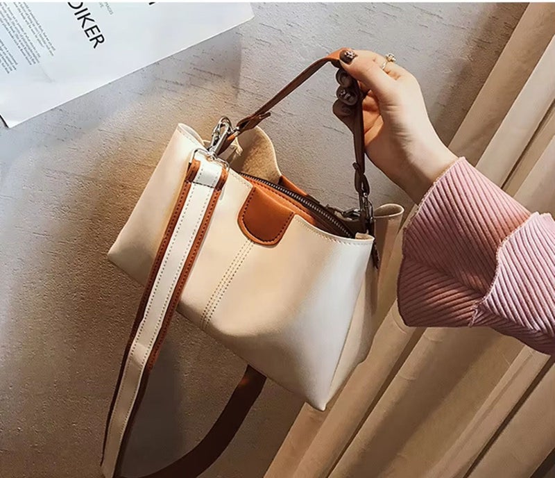 Osman White Sling Bag for Girls - Image 3